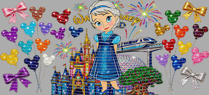 16oz Disney style-D-3530